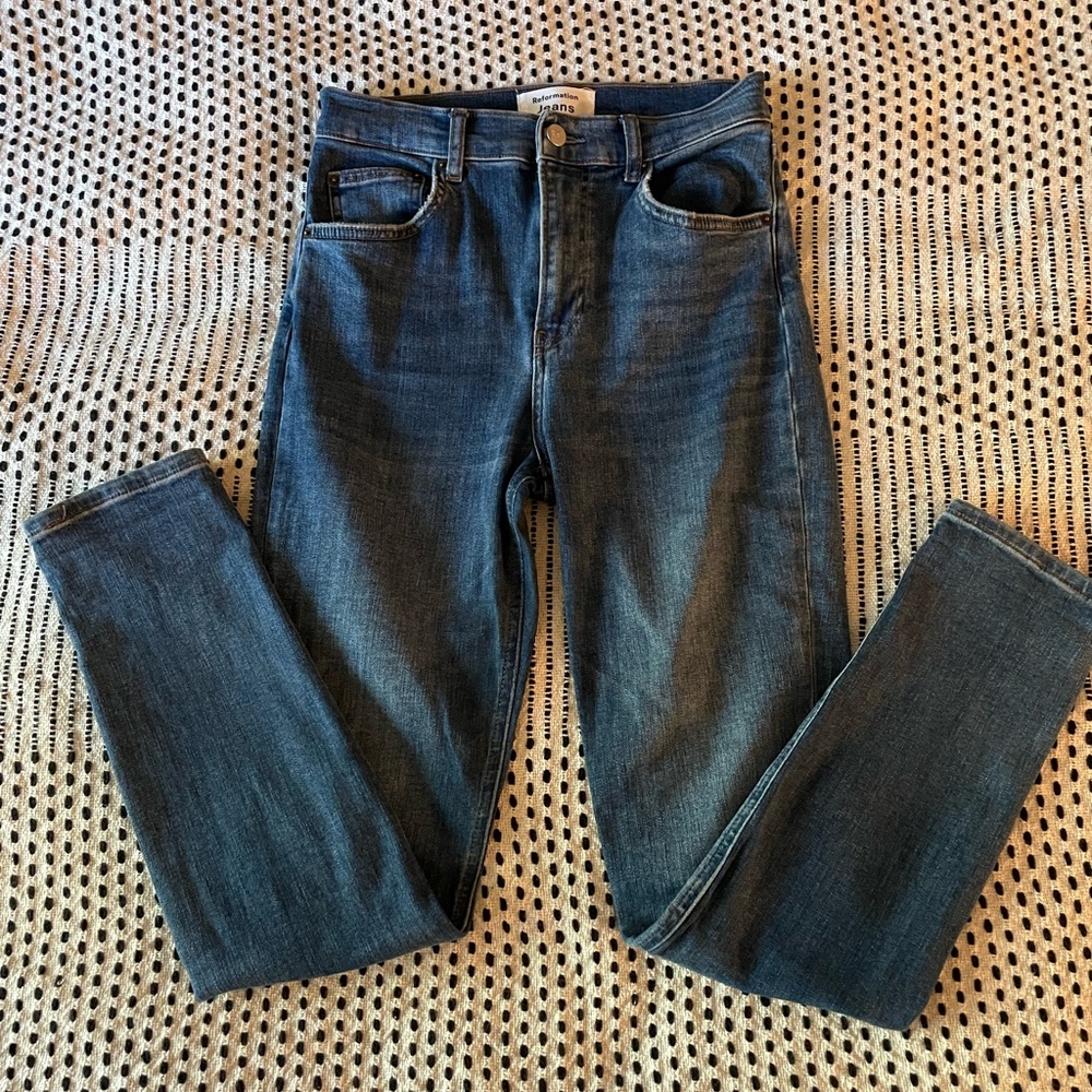 Reformation High Rise Skinny Jean
